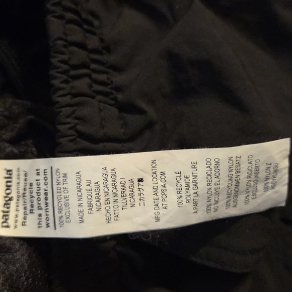 Women's Patagonia W's Baggie Shorts. 5in. Black W/ Black. Size M. - Picture 5 of 7